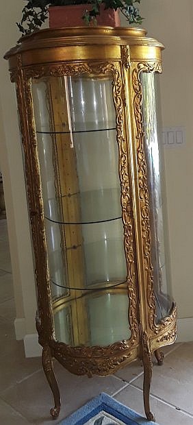 ROCOCO STYLE GILTWOOD VITRINE20th 354a15