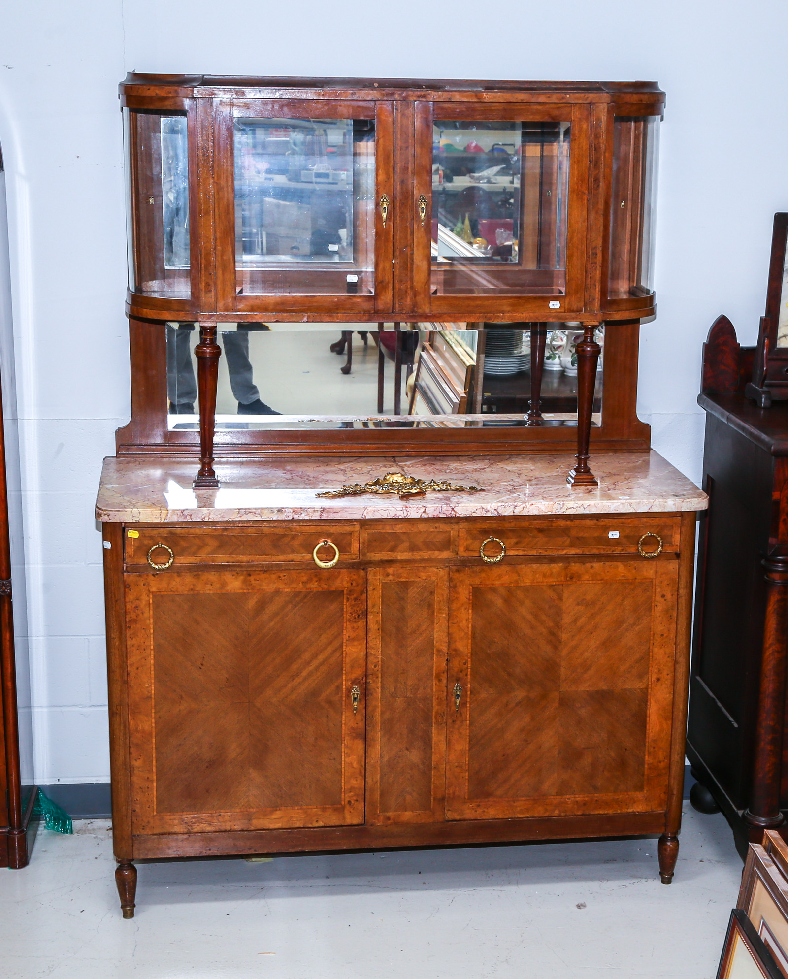 CONTINENTAL ART DECO STYLE SIDEBOARD 354a65