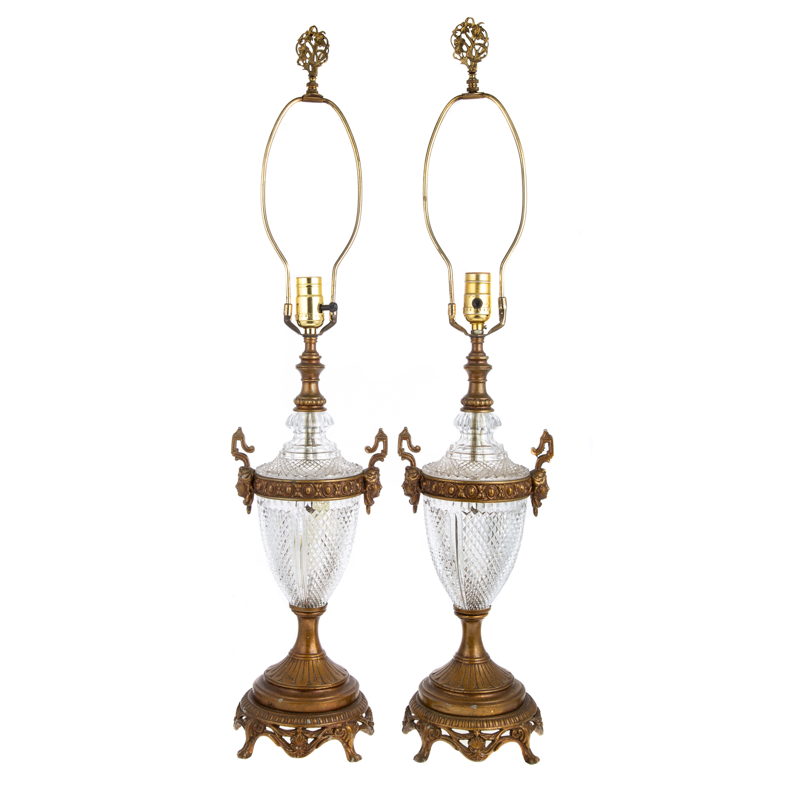 A PAIR OF NEOCLASSICAL STYLE METAL 354ace
