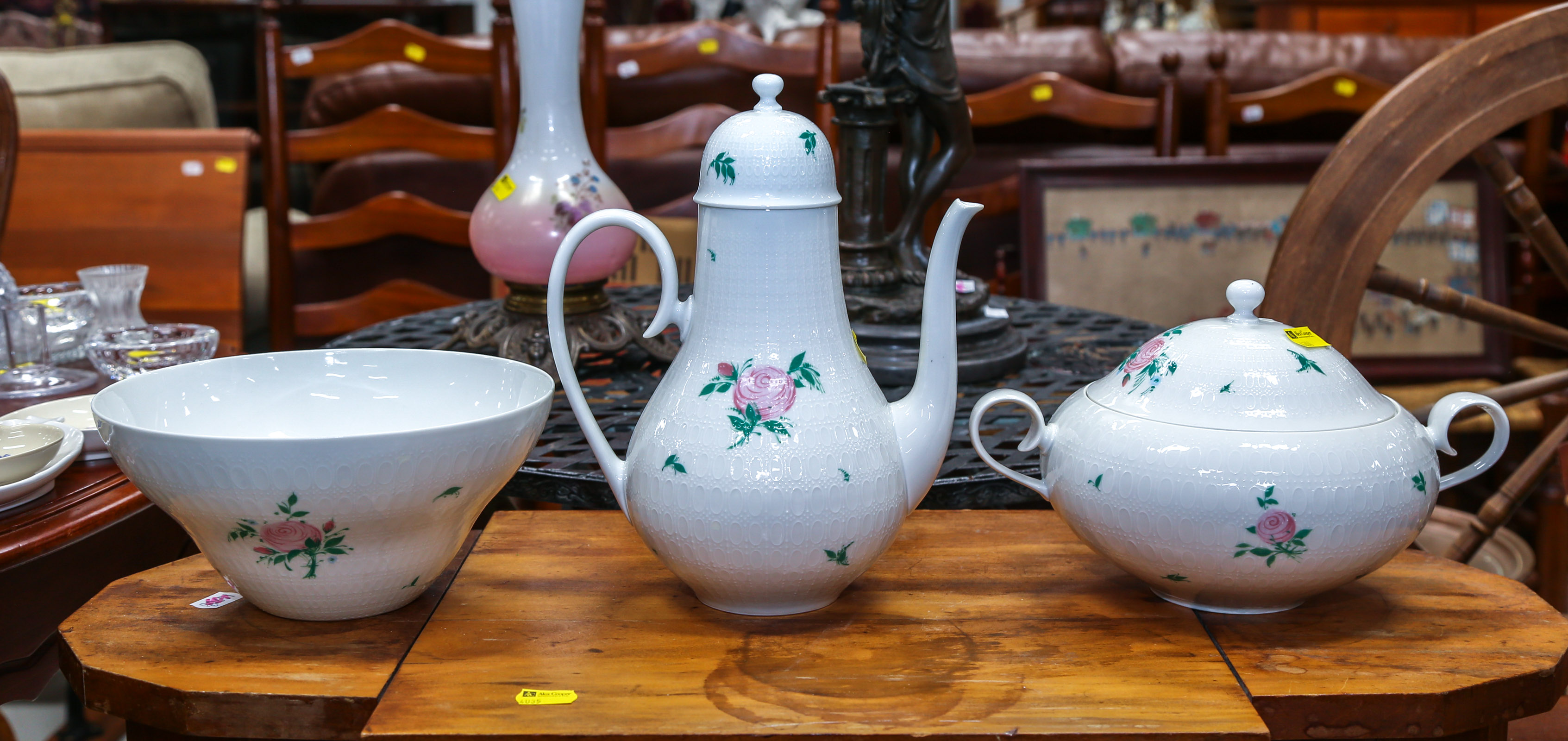 THREE PIECES OF ROSENTHAL STUDIO LINE