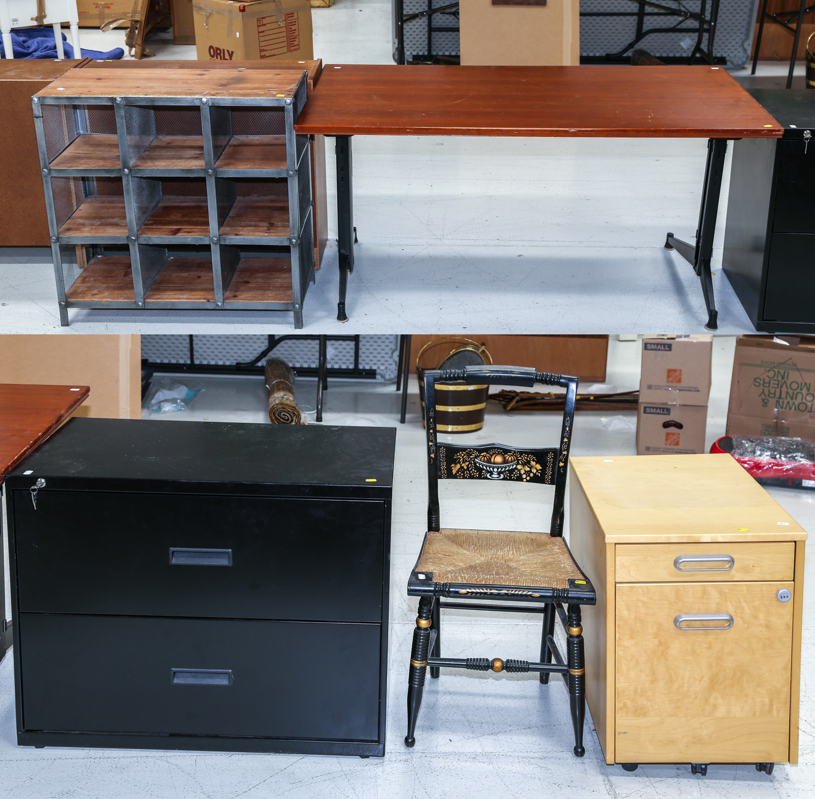FIVE ASSORTED PIECES OF FURNITURE