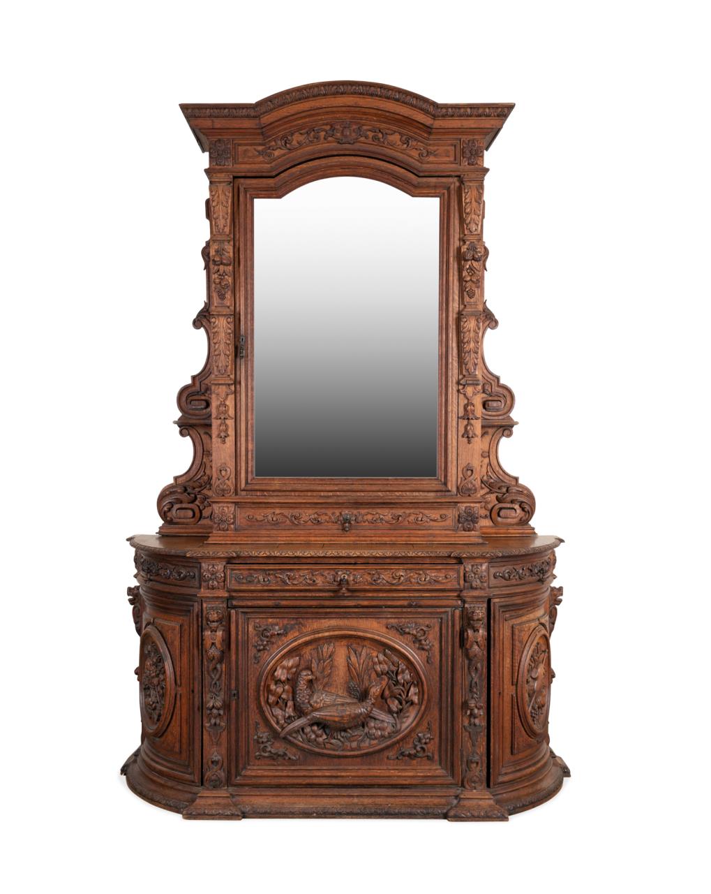 19TH C RENAISSANCE REVIVAL OAK 354c0f