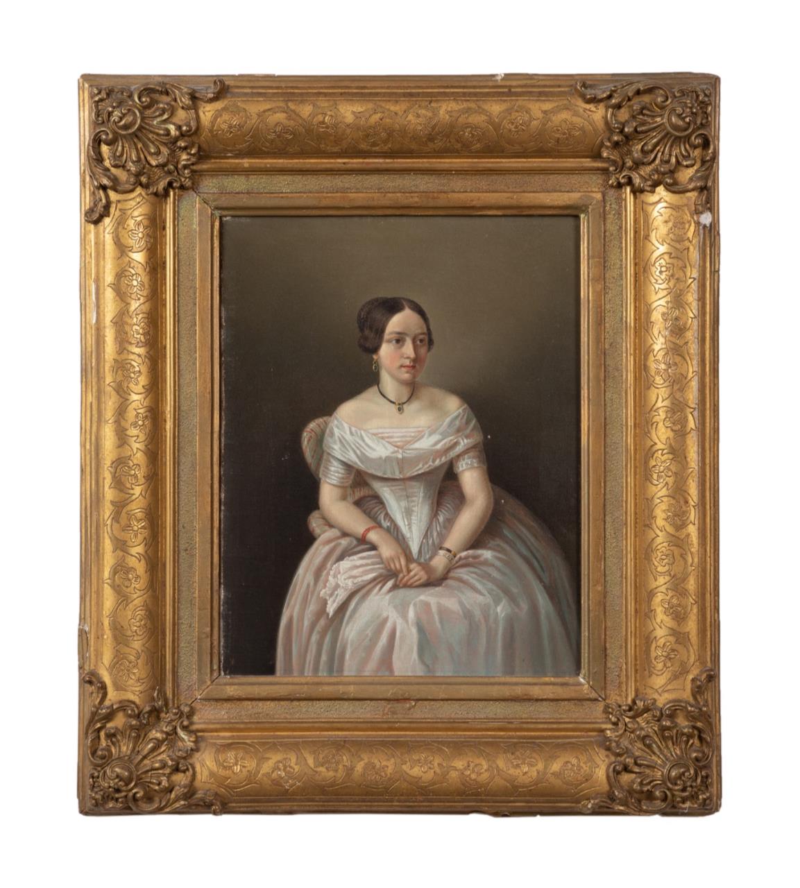 MID-19TH C. FRENCH SCHOOL, PORTRAIT