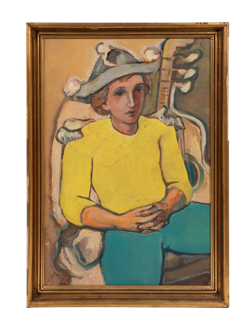 CONTINENTAL SCHOOL SEATED MUSICIAN  354c23