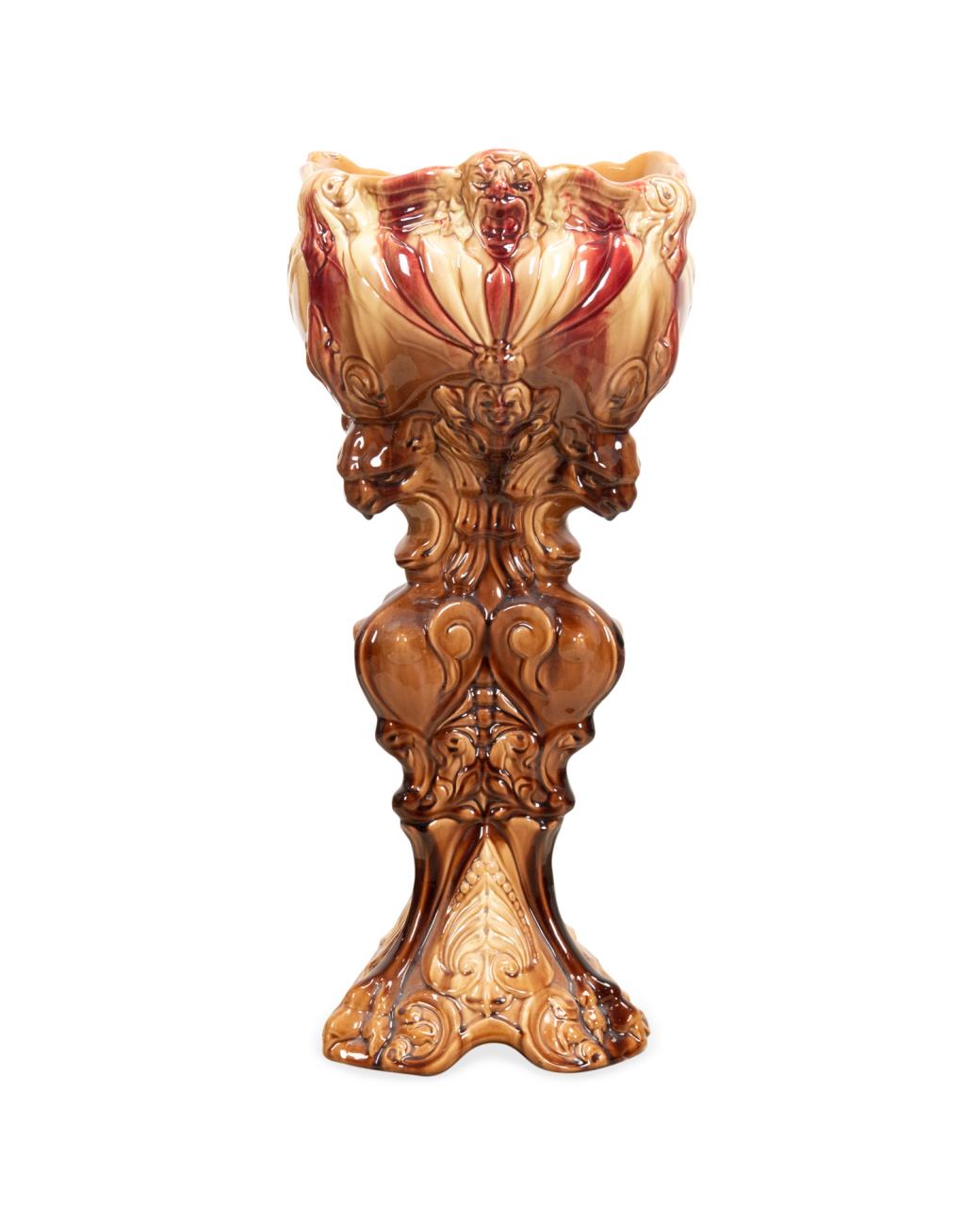 ART NOUVEAU CONTINENTAL STYLE GLAZED 354c5b