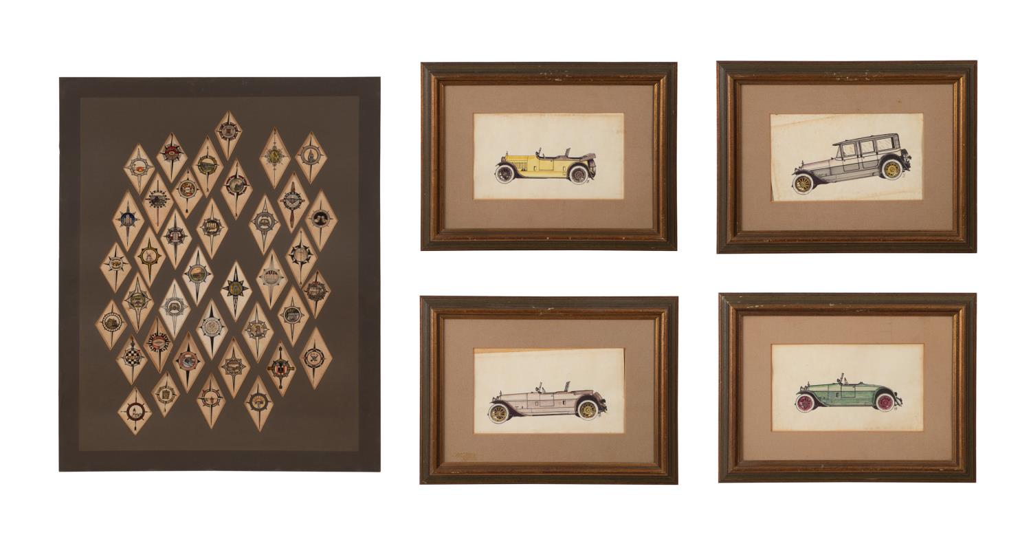 AM. SCHOOL '5 AUTOMOBILE ILLUSTRATIONS'