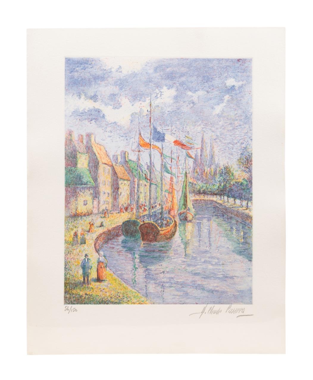 H CLAUDE PISSARRO LE PORT DE 354dcd