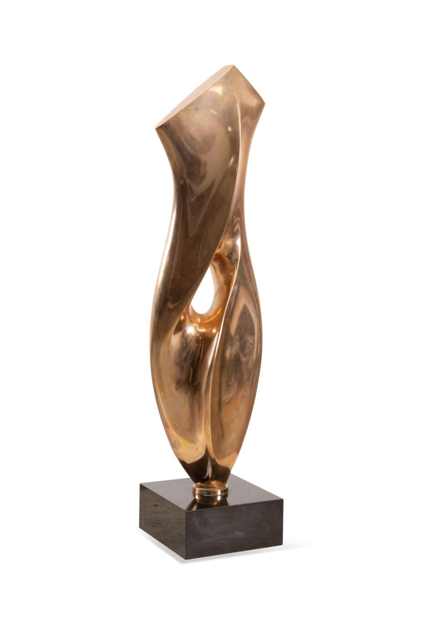 KIEFF GREDIAGA, TORSO, ABSTRACT BRONZE,