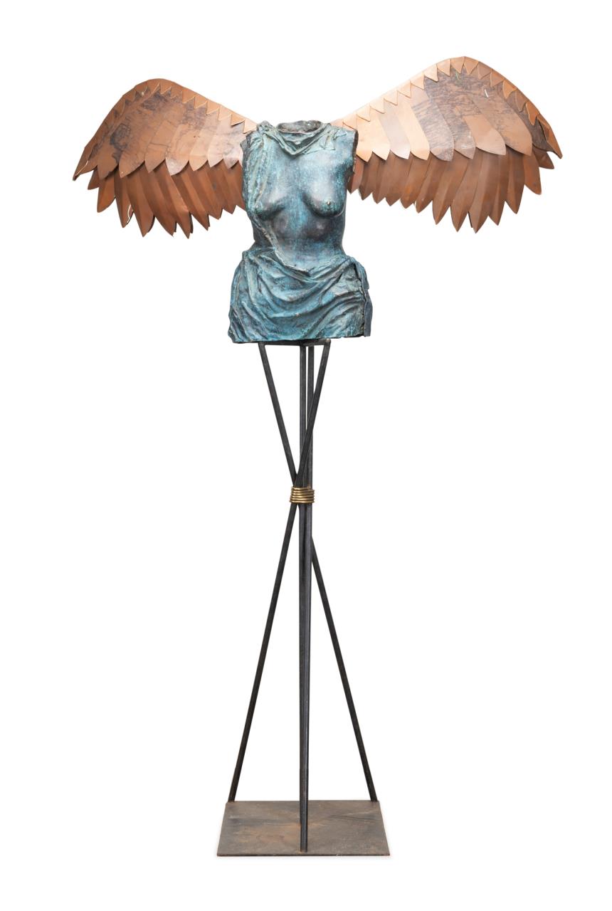 MARIO VILLA WINGED SCULPTURE  354e22