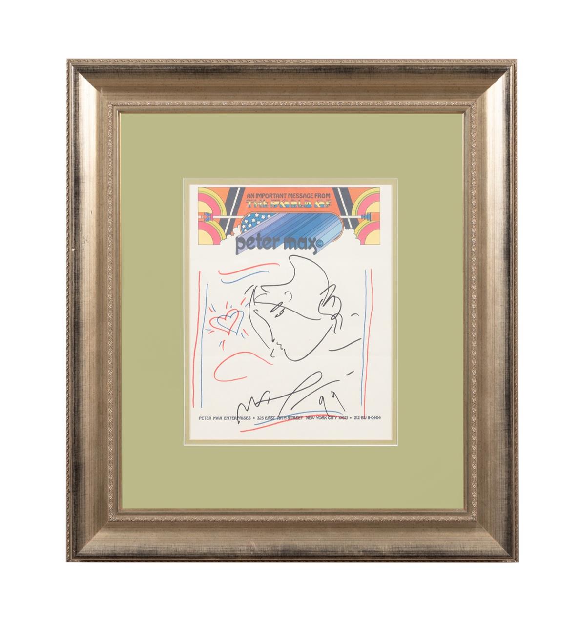 PETER MAX PERSONAL STATIONARY,