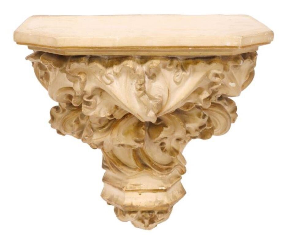 FRENCH GOTHIC REVIVAL CAST PLASTER