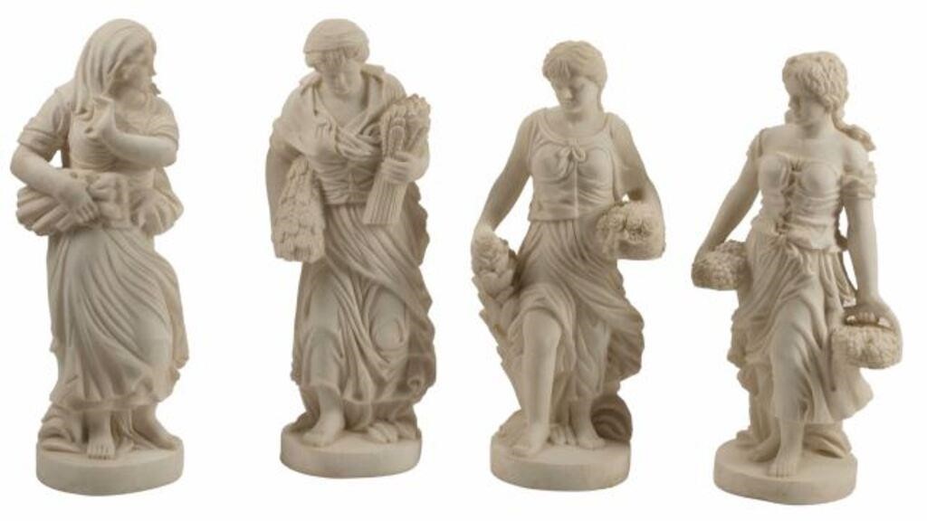  4 MARBLE FIGURES OF THE FOUR 355020