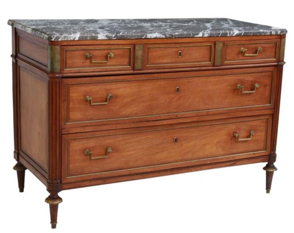 FRENCH LOUIS XVI STYLE MARBLE TOP 355038