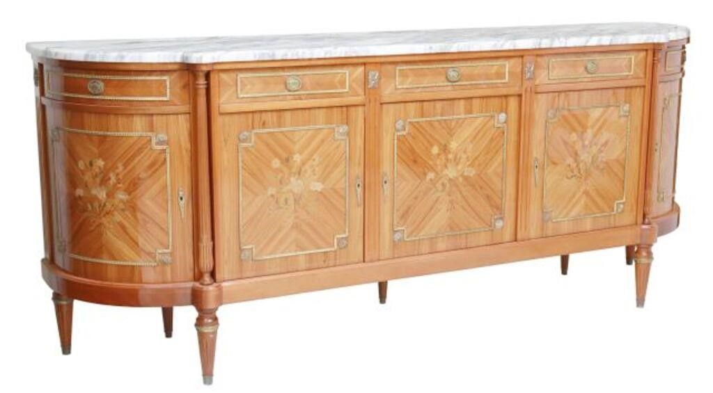 FRENCH LOUIS XVI STYLE MARBLE TOP 355051