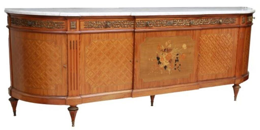 FRENCH LOUIS XVI STYLE MARQUETRY 35504b