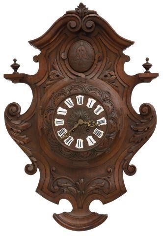 FRENCH ED SCHIRRMANN CARVED WALNUT 35781d