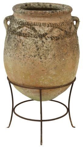 LARGE CONTINENTAL TERRACOTTA OLIVE
