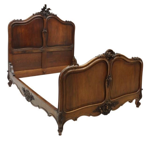 FRENCH LOUIS XV STYLE CARVED MAHOGANY 35784e