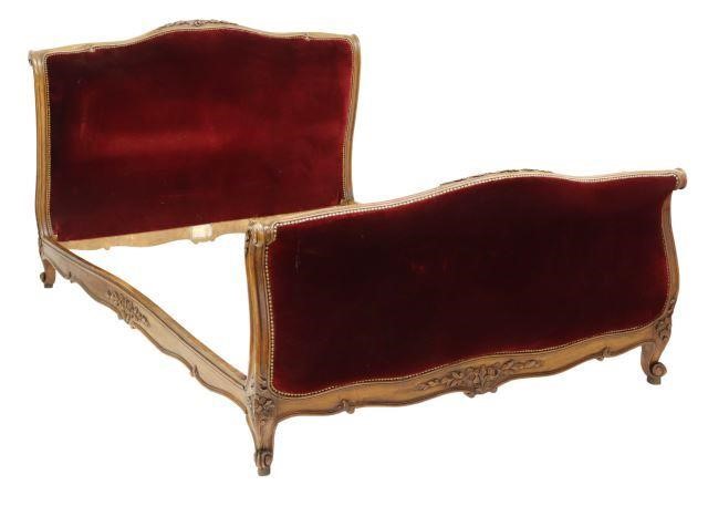 FRENCH LOUIS XV STYLE UPHOLSTERED 35785e