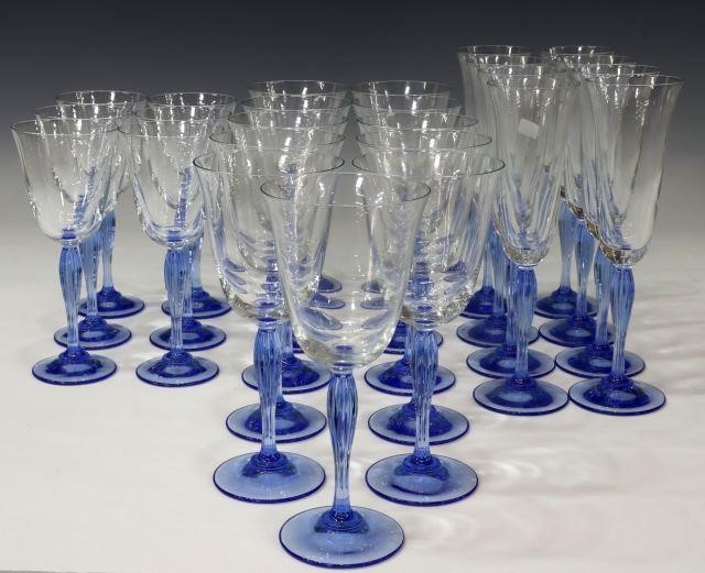 (25) ITALIAN MURANO GLASS STEMWARE(lot