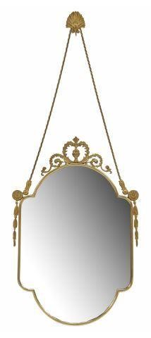 SMALL ITALIAN BRASS HANGING WALL 35789e