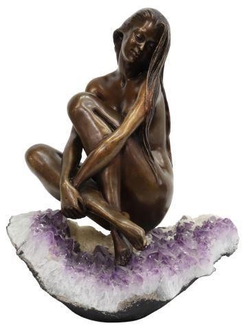 MANUEL VIDAL B 1953 BRONZE WOMAN 3578b5