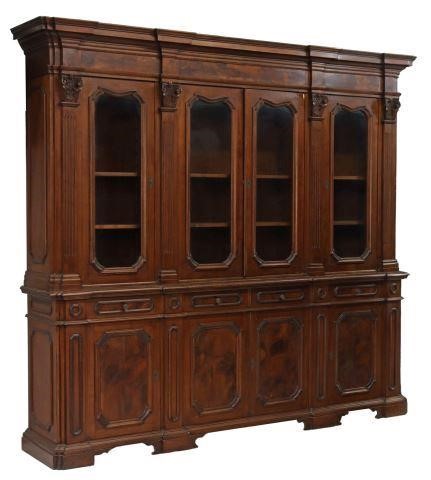 MONUMENTAL ITALIAN WALNUT STEPBACK 3578f7