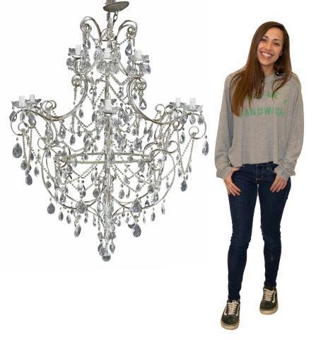 CHANDI CRYSTAL TWELVE LIGHT CHANDELIERLarge