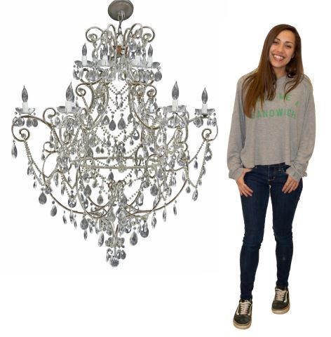 CHANDI CRYSTAL TWELVE LIGHT CHANDELIERLarge