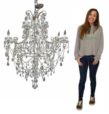 CHANDI CRYSTAL TWELVE LIGHT CHANDELIERLarge