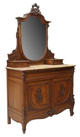 FRENCH LOUIS XV STYLE MIRRORED