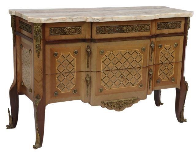 FRENCH LOUIS XV STYLE MARBLE TOP 35799d