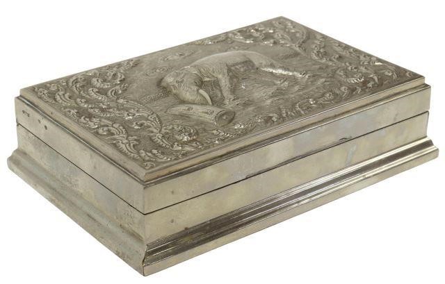 THAI STERLING REPOUSSE TABLE BOX 357a28