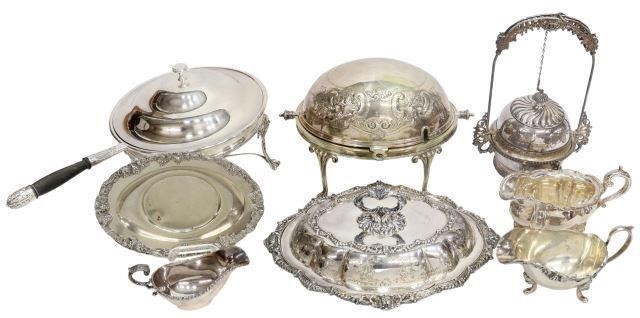 (8) ENGLISH & AMERICAN SILVERPLATE