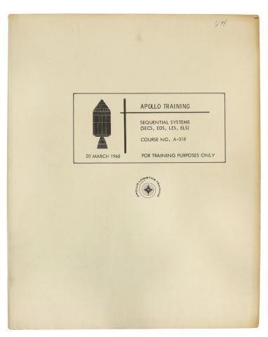 NASA APOLLO TRAINING MANUAL SEQUENTIAL 357af7