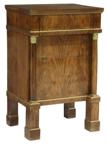 FRENCH EMPIRE STYLE WALNUT CHAMBER