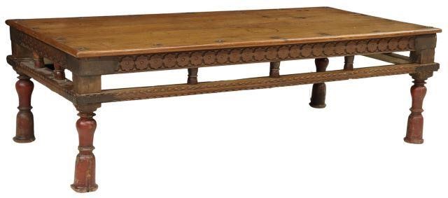 OVERSIZED RUSTIC TEAKWOOD TAKHAT  357b24