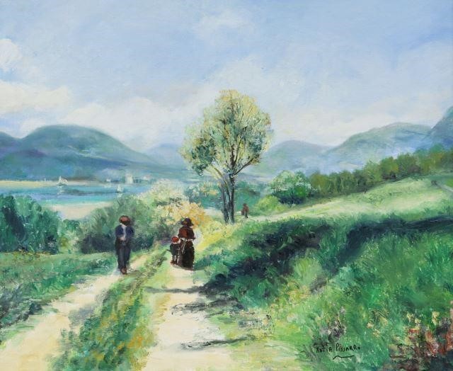 KATIA PISSARRO 1936 2001 LANDSCAPE 357b3b