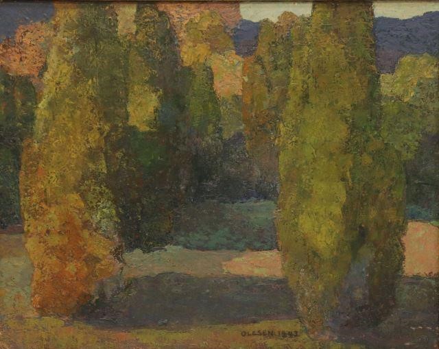 OLAF OLESEN 1873 1953 SUNLIT 357b3c