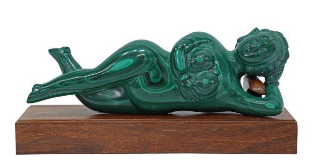 CHINESE CARVED MALACHITE DOCTOR S 357b4d