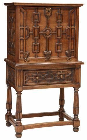 SPANISH WALNUT VARGUENO BAR CABINETSpanish 357b6c