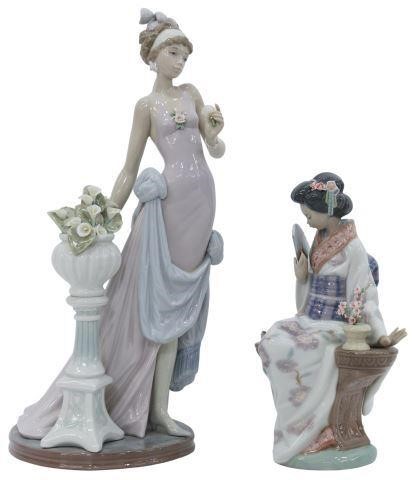 (2) LLADRO PORCELAIN FIGURES, #5377