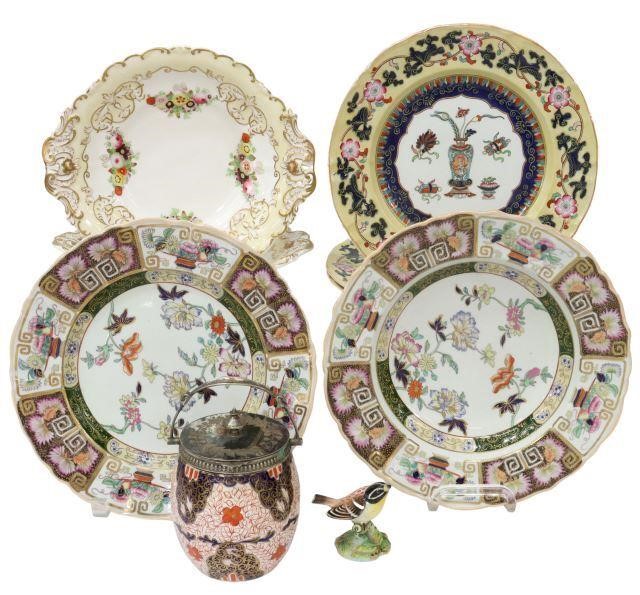 (9) ENGLISH IRONSTONE TABLEWARE