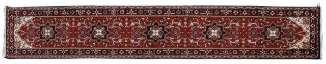 HAND TIED PERSIAN HERIZ RUNNER  357ddd