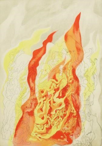 ABRAHAM RATTNER (1893-1978) 'FIRE'