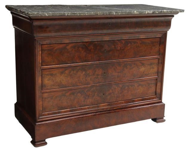 FRENCH LOUIS PHILIPPE MARBLE-TOP