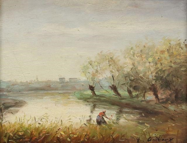 ETIENNE GUILLERY COUNTRY LANDSCAPE