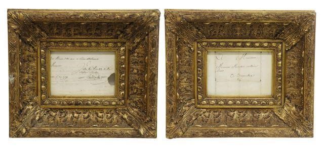 (2) GILTWOOD & COMPOSITE DOUBLE-SIDED