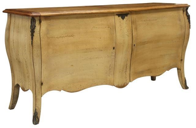 FRENCH PAINTED FRUITWOOD SIDEBOARDFrench 357f3d