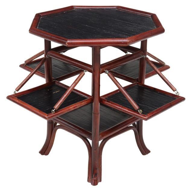 BAMBOO THREE TIER SIDE TABLEBamboo 357f8a
